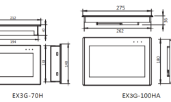 EX3G-H Series HMI/PLC all-in-one